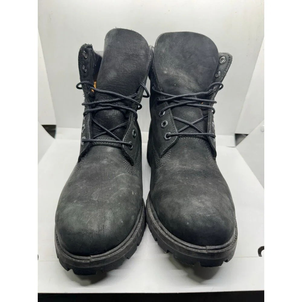 Timberland Mens 6 Inch Premium Waterproof Boots Black Mens 10.5W 10073